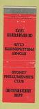 Matchbook Cover - Sydney Phillumenists Club Australia 1975 WEAR