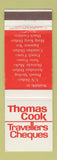Matchbook Cover - Thomas Cook Travellers Cheques Australia