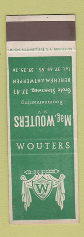 Matchbook Cover - Mag Wouters Antwerp Belgium