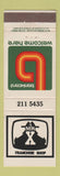 Matchbook Cover - Mr X Franchise Shop Sydney Australia
