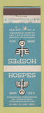 Matchbook Cover - Hospes 1954 Bern Switzerland