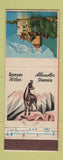 Matchbook Cover - Allumettes Chamois Gemsen Holzer Switzerland