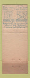 Matchbook Cover - Regie Francaise Croiseur Jeanne D'Arc Switzerland