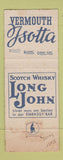 Matchbook Cover - Embassy Restaurant Switzerland