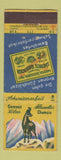 Matchbook Cover - Allumettes Chamois Gemsen Holzer Switzerland WEAR