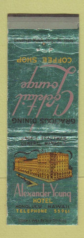 Matchbook Cover - Alexander Young Hotel Honolulu Hawaii WEAR