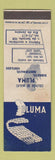 Matchbook Cover - Colchao De Molas Pluma Rio De Janeiro Brazil