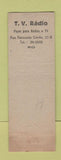 Matchbook Cover - TV Antenas Teleset Brazil