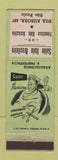 Matchbook Cover - Salao Italo Brasileiro Barber Shop Sao Paulo Brazil  WEAR