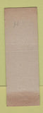 Matchbook Cover - Salao Italo Brasileiro Barber Shop Sao Paulo Brazil  WEAR
