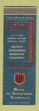 Matchbook Cover - Bin Banco Do Intercambio Nacional Rio De Janeiro Brazil