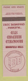 Matchbook Cover - Brookfield Hereford Stud Bulls Cattle Grasmere Australia