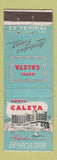 Matchbook Cover - Hotel Caleta Acapulco Mexico