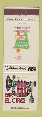 Matchbook Cover - Holiday Inn Bar El Circo Acapulco Mexico Guadalajara