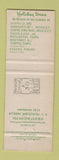 Matchbook Cover - Holiday Inn Bar El Circo Acapulco Mexico Guadalajara