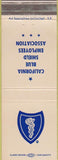 Matchbook Cover - California Blue Shield Employees Association