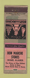 Matchbook Cover - Bon Marche Stores Nome AK WEAR