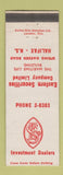 Matchbook Cover - Eastern Securities Investments Halifax NS