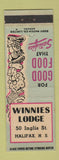 Matchbook Cover - Winnies Lodge Halifax NS