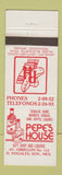 Matchbook Cover - Pepe's House Gifts Liquor Tequila Nogales Mexico WEAR
