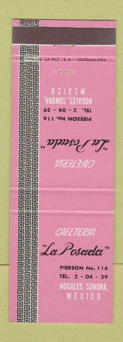 Matchbook Cover - Cafeteria La Posada Nogales Mexico