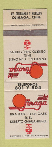 Matchbook Cover - Motel Ojinaga Mexico