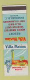 Matchbook Cover - Villa Marina Ensenada Mexico