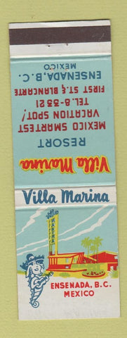 Matchbook Cover - Villa Marina Ensenada Mexico