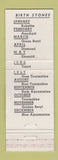 Matchbook Cover - Sao Paulo Brazil Souvenir IMPRINT