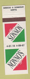 Matchbook Cover - Nonno's Pizza