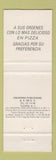 Matchbook Cover - Nonno's Pizza