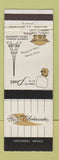 Matchbook Cover - Hotel Ambassador Monterey Mexico Eiffel Tower WEAR