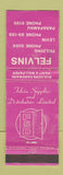 Matchbook Cover - Felvins Feilding Levin Parapamau New Zealand Hardware WEAR