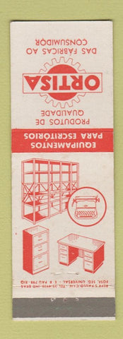 Matchbook Cover - Ortisa Office Furniture Products Brazil
