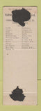 Matchbook Cover - Furness Lines Shipping Bryant and May UK England WEAR