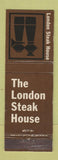 Matchbook Cover - London Steak House UK England