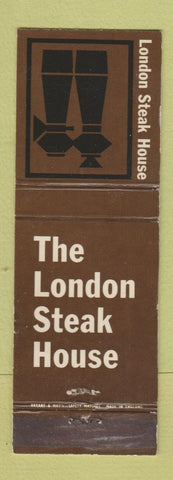 Matchbook Cover - London Steak House UK England