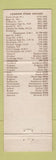Matchbook Cover - London Steak House UK England