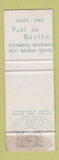 Matchbook Cover - La Posada de San Carlos Guaymas Sonora Mexico WORN
