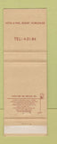 Matchbook Cover - Ixtapa Sheraton Hotel