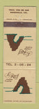 Matchbook Cover - L Refic Restaurant Manzanillo Mexico WEAR