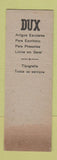 Matchbook Cover - Livraria Papelaria Tipografia Sao Paulo Brazil books