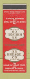 Matchbook Cover - SS Kresge Restaurant Windsor ON
