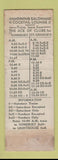 Matchbook Cover - Ace of Clubs Bermuda WORN