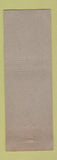 Matchbook Cover - Serraria Baptista Francisco Joaquim Bento Ribeiro Brazil