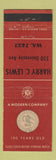 Matchbook Cover - Harry Lewis Insurance Canada