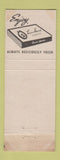 Matchbook Cover - Laura Secord Candy Bergeron Drug Matane QC