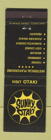 Matchbook Cover - Sunny Otaki New Zealand tourism