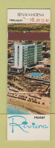 Matchbook Cover - Hotel Riviera Benalmadena
