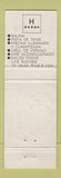Matchbook Cover - Hotel Riviera Benalmadena